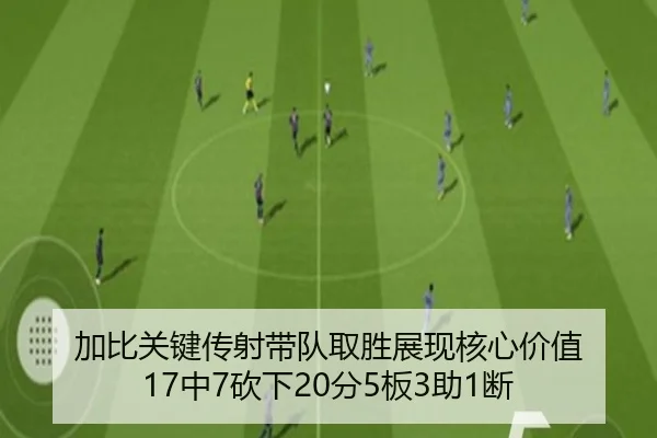 加比关键传射带队取胜展现核心价值 17中7砍下20分5板3助1断 - jiangnan